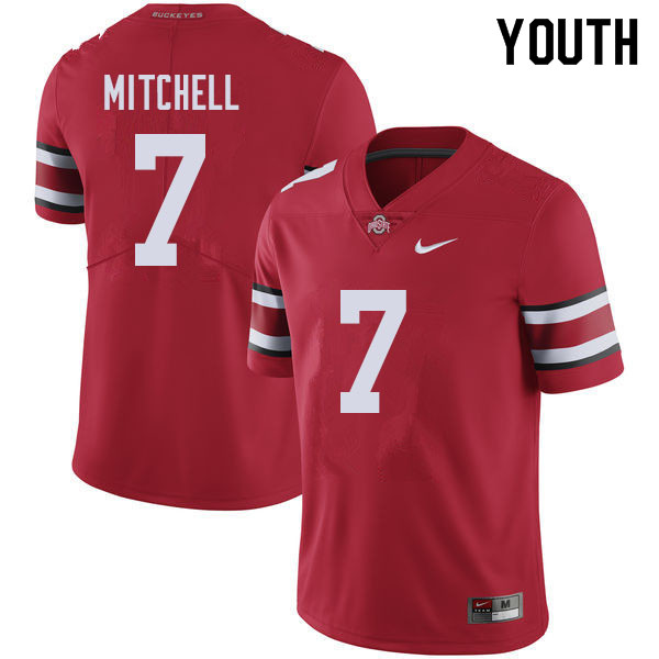 Youth #7 Teradja Mitchell Ohio State Buckeyes College Football Jerseys Sale-Red